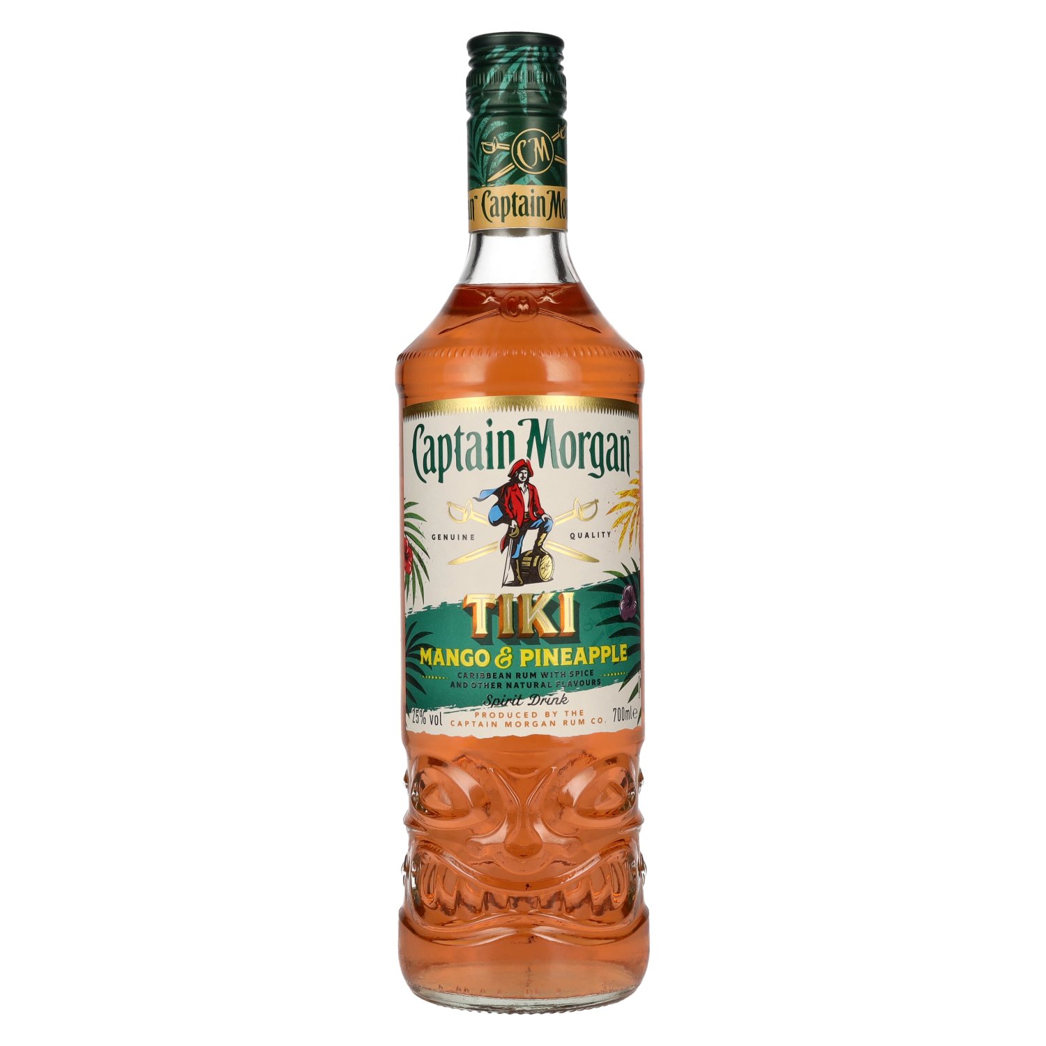 Captain Tiki Mango & Pineapple Spirit Drink 25 Vol. 0,7l