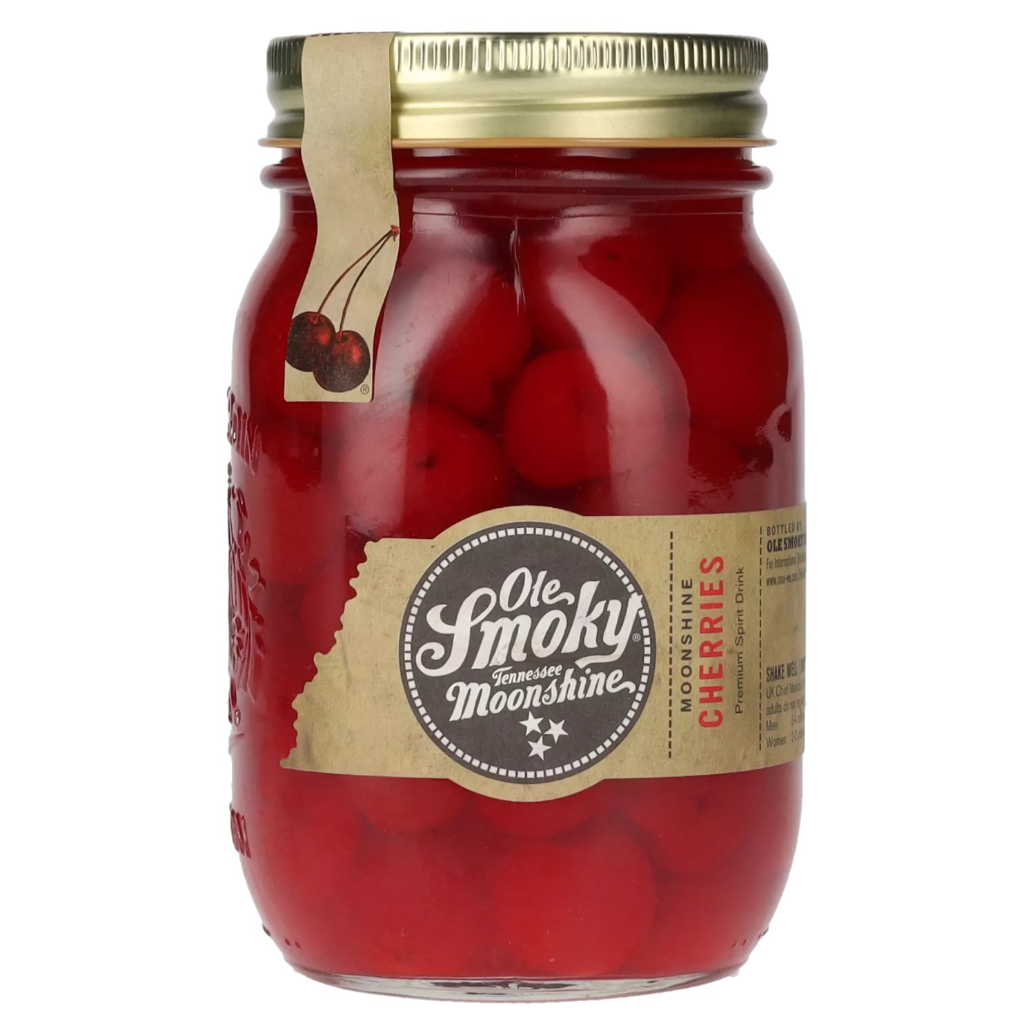 Ole Smoky Tennessee Moonshine CHERRIES Premium Spirit Drink 50 Vol. 0,5l
