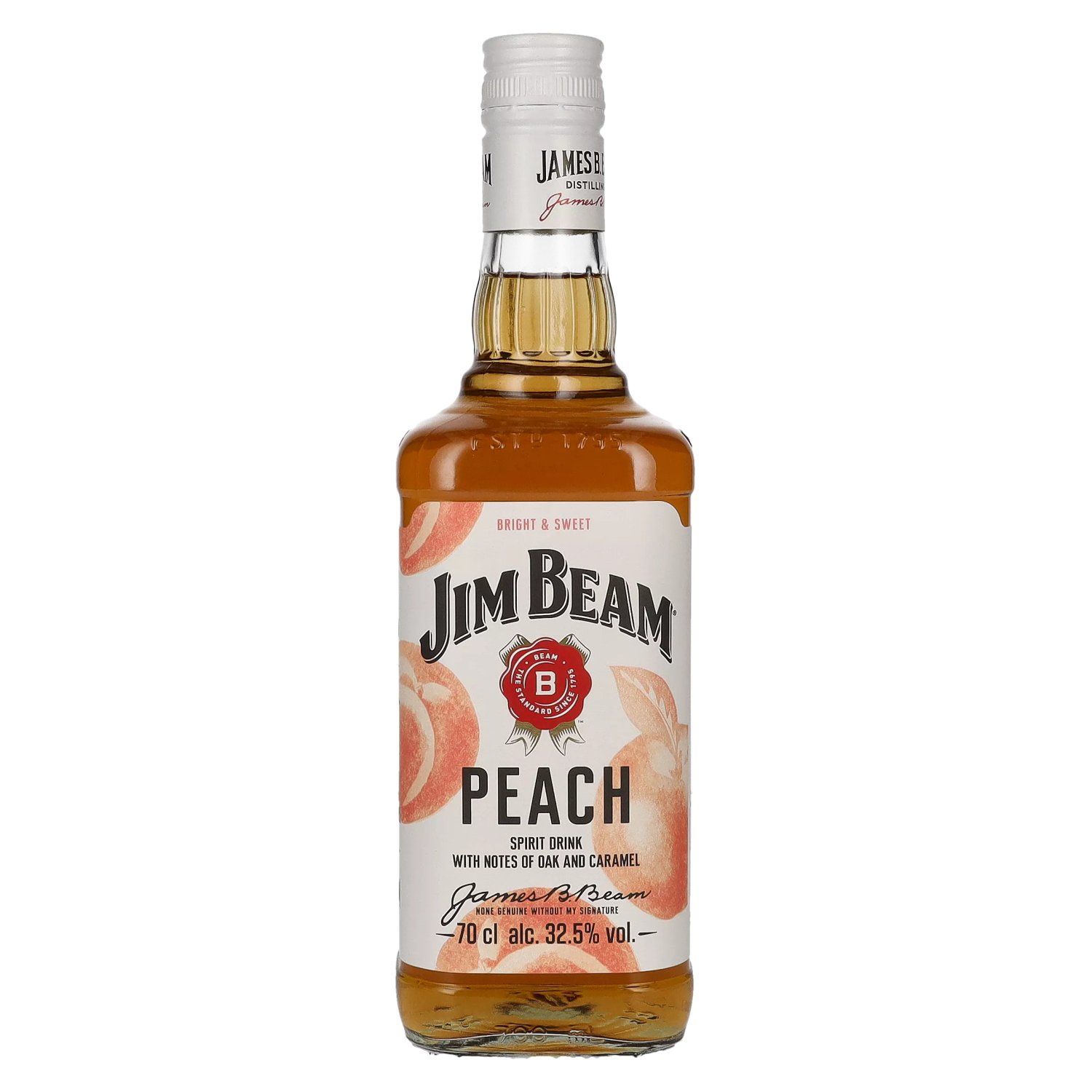 Jim Beam PEACH Spirit Drink 32,5 Vol. 0,7l delicando