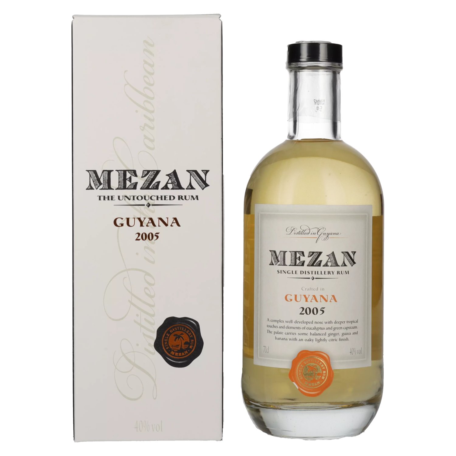 Mezan Single Distillery Rum GUYANA Giftbox Vol. 0,7l 2005 in 40