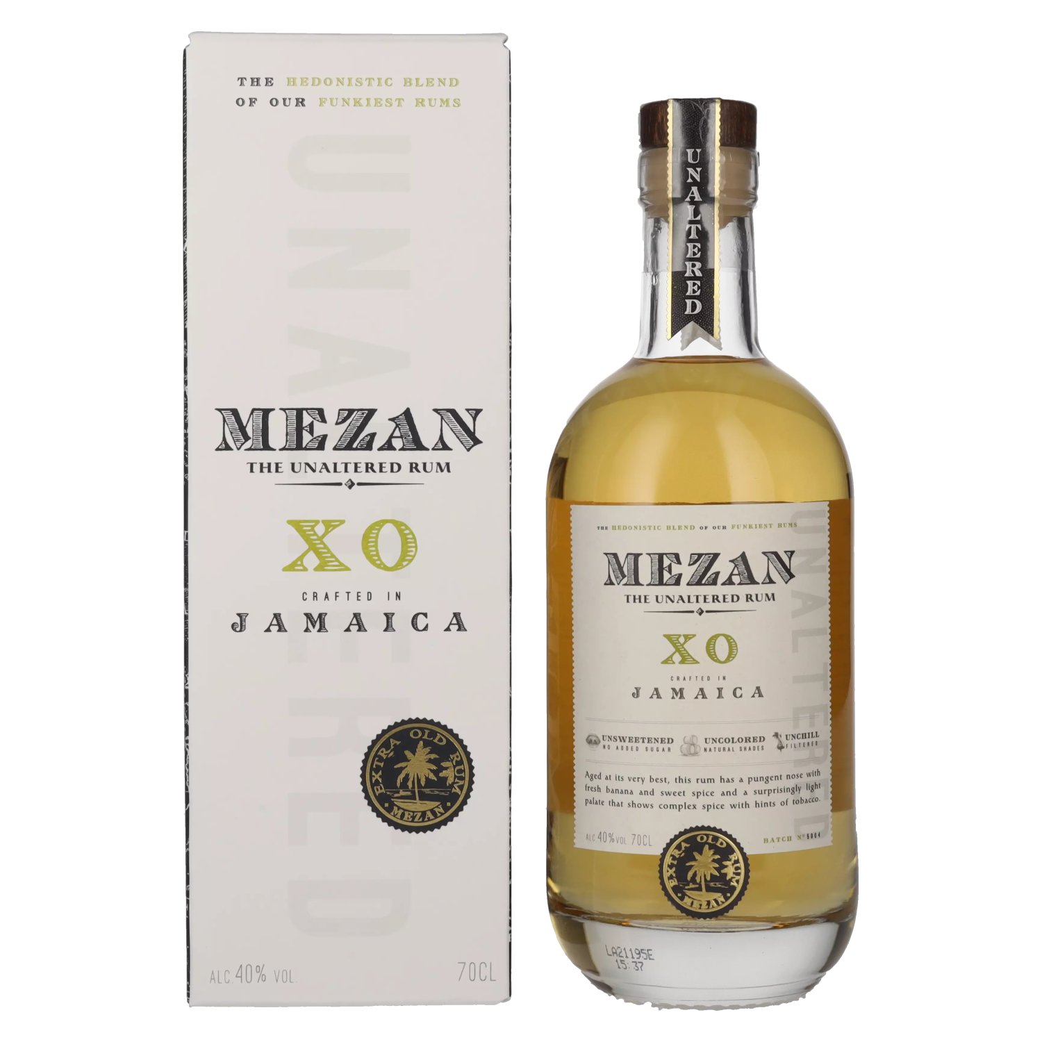 40% Rum 0,7l Jamaica Mezan XO Vol. Giftbox in