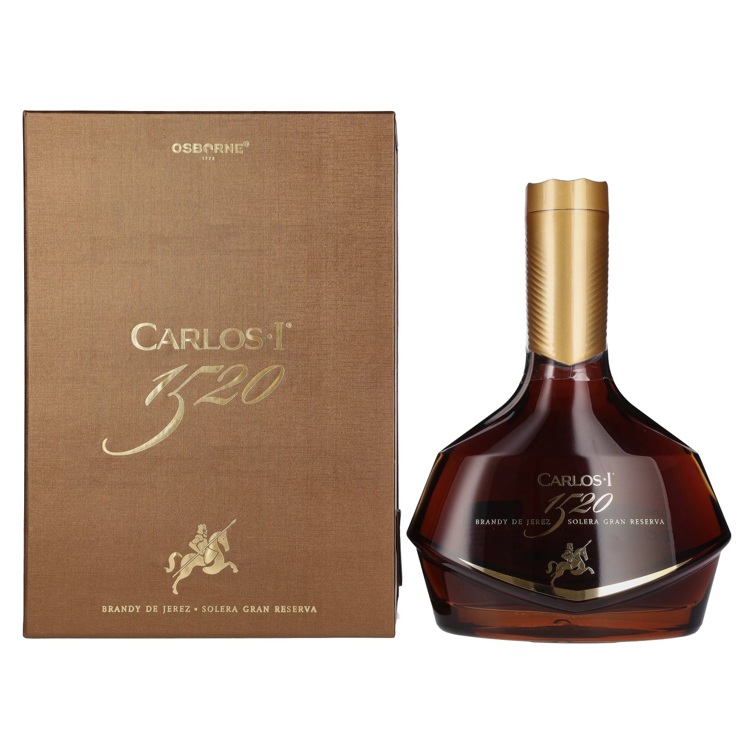 0,7l Jerez in Gran Geschenkbox 1520 Reserva Vol. I Brandy Carlos Solera 41,1% de