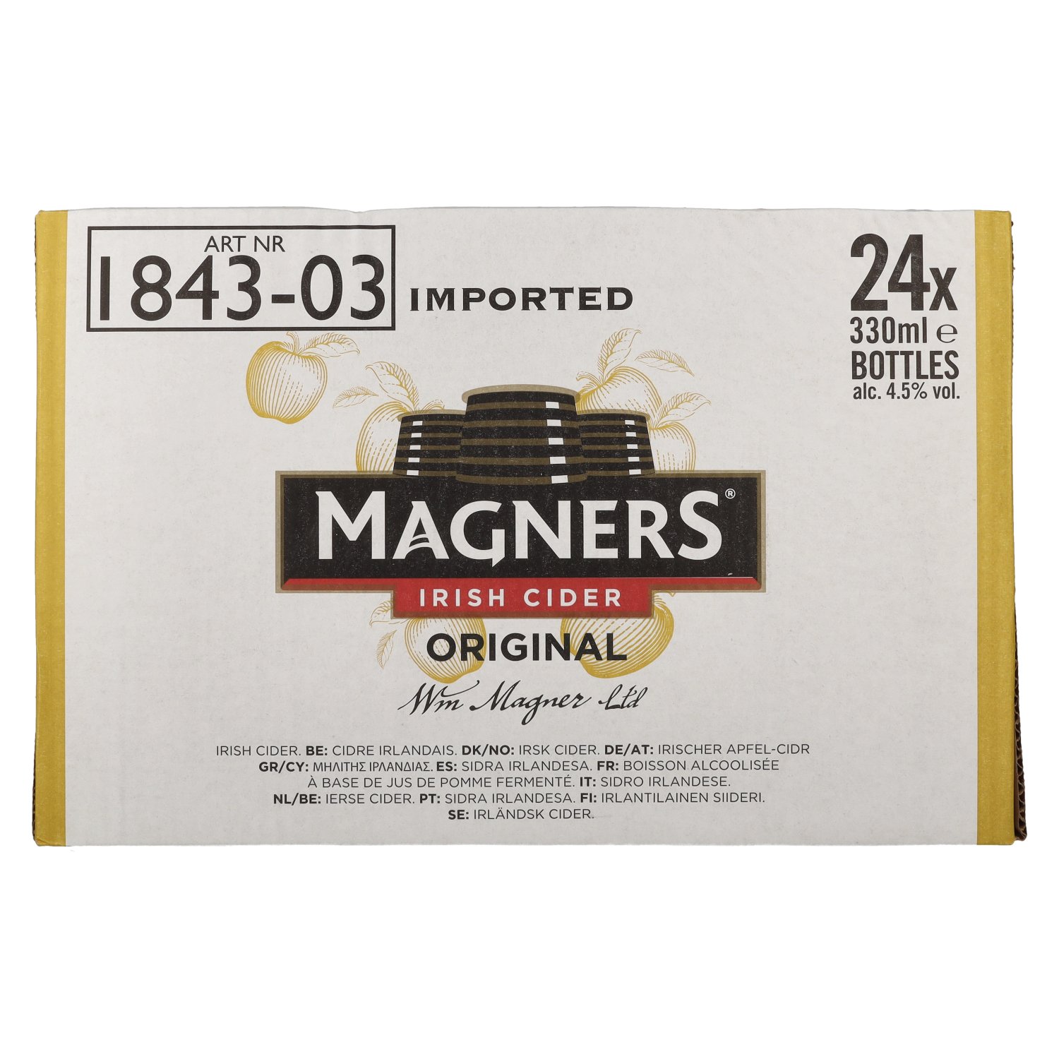 Magners Irish Cider ORIGINAL 4,5 Vol. 24x0,33l