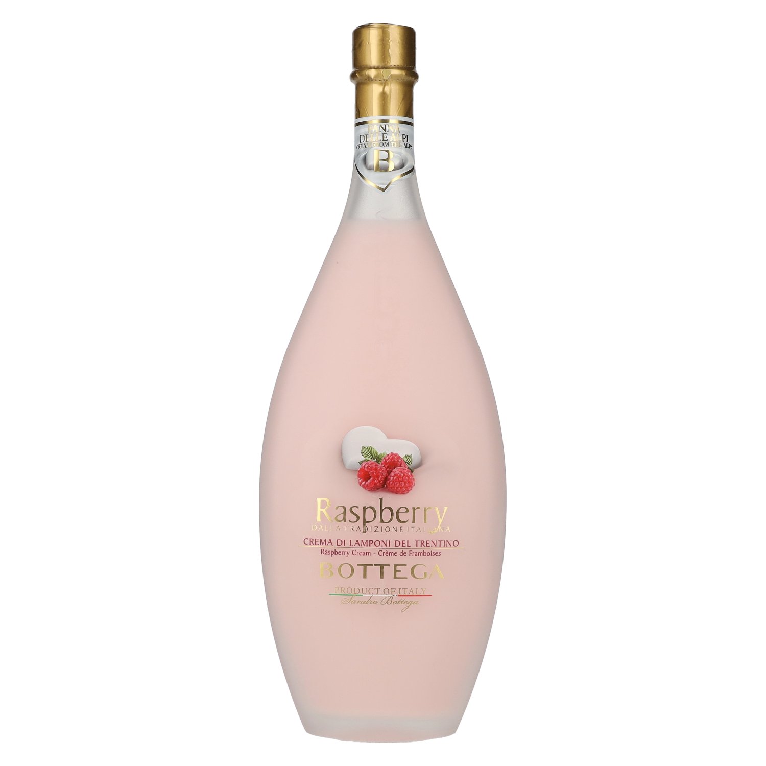 0,5l Vol. 15% di Panna Bottega Lamponie RASPBERRY Crema