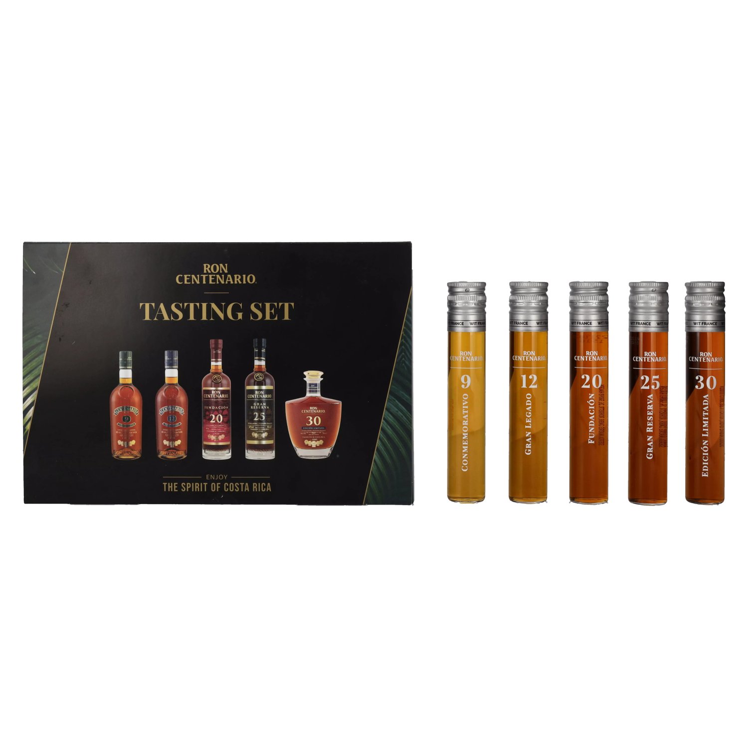 Ron Centenario (9/12/20/25/30) TASTING SET 40% Vol. 5x0,05l in Giftbox