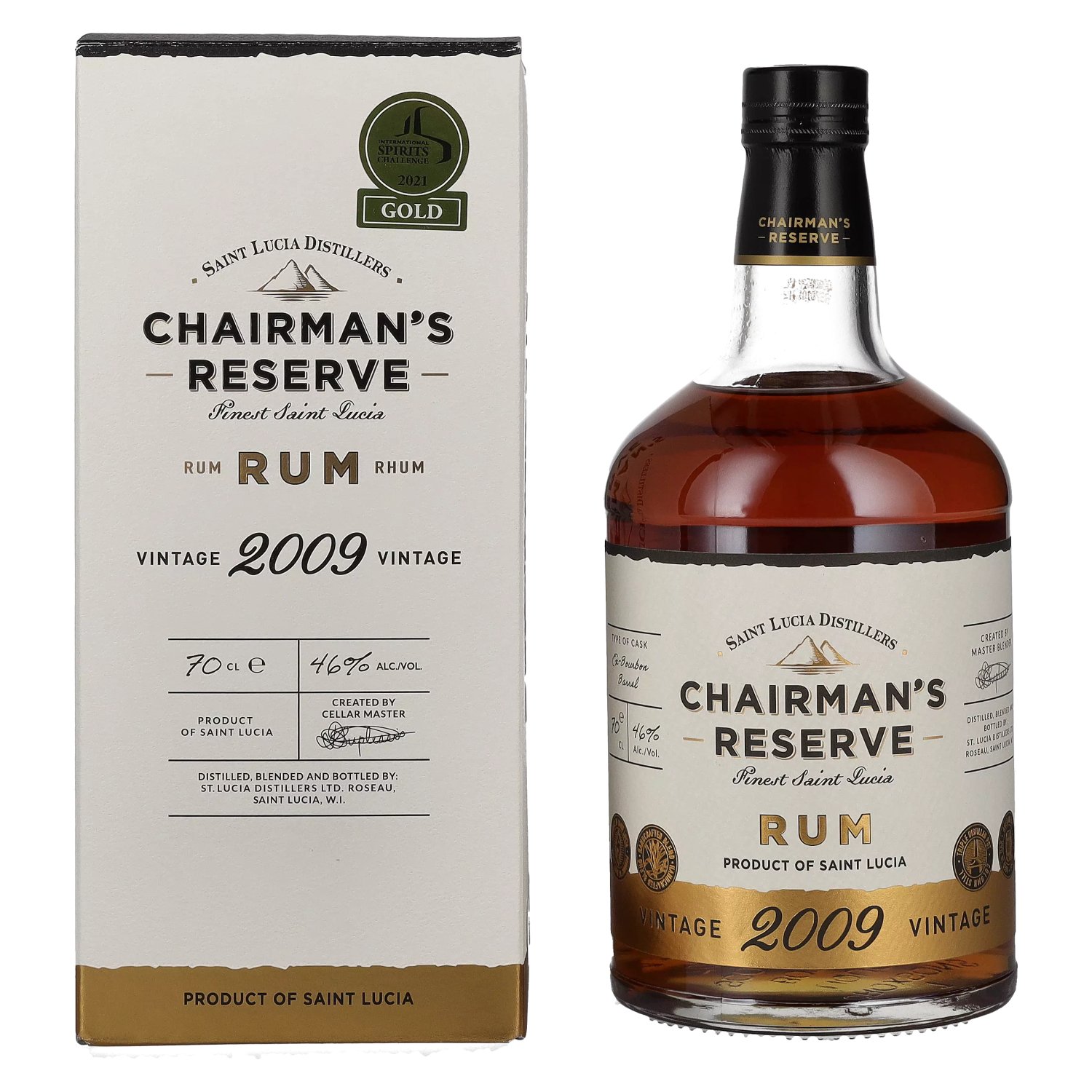 Chairman\'s Reserve Rum VINTAGE 2009 46% Vol. 0,7l in Giftbox | Rum
