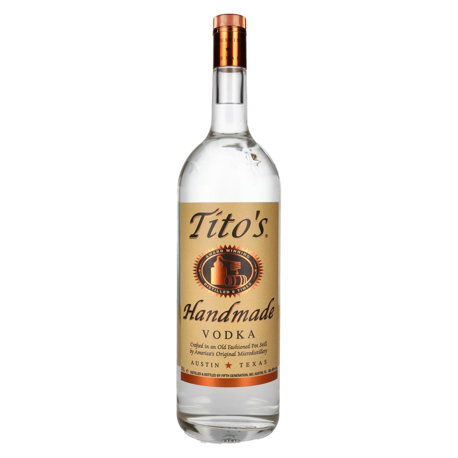 Tito's Handmade Vodka 40 Vol. 3l delicando