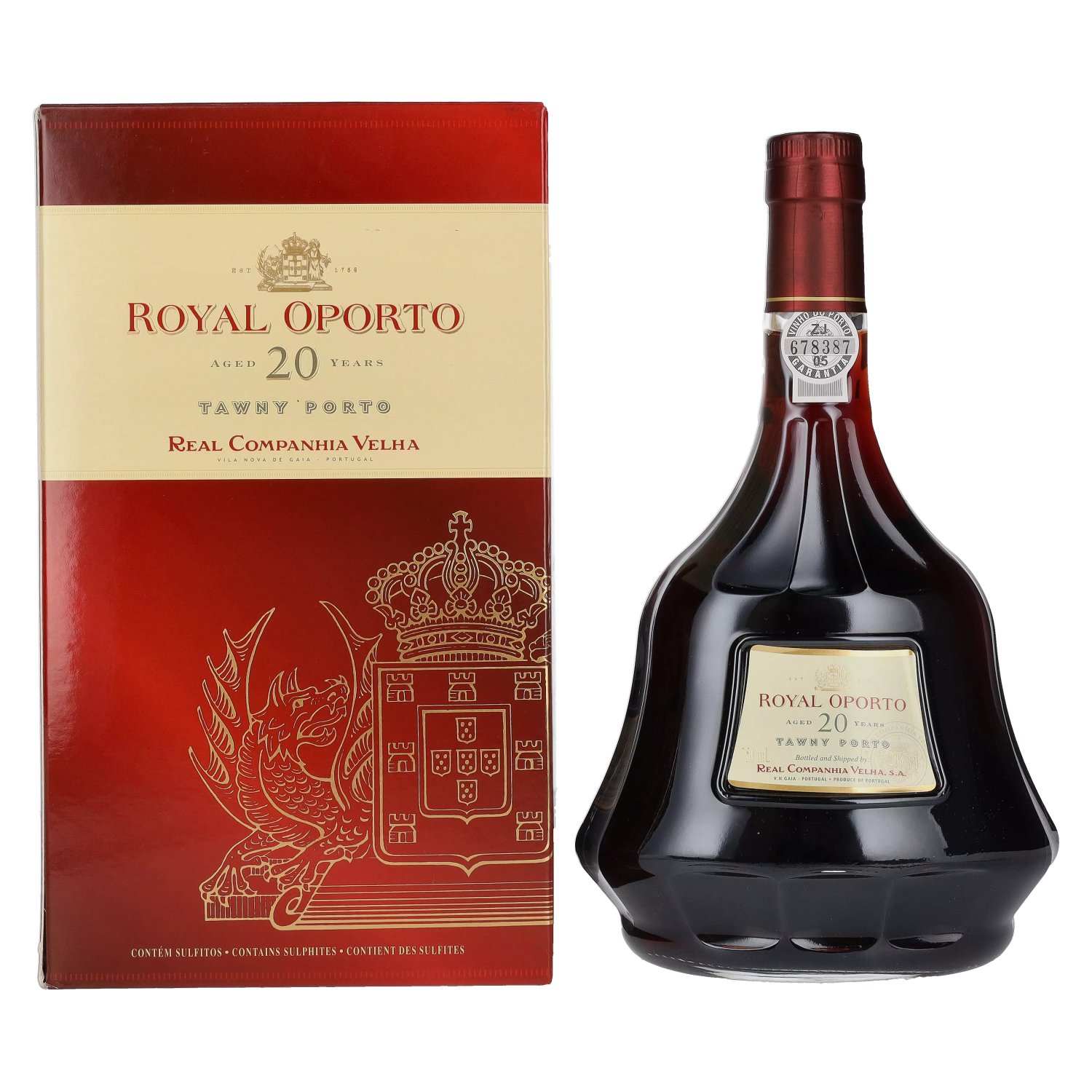 0,75l 20% Tawny Giftbox Old Royal Oporto Years Vol. in 20 Porto