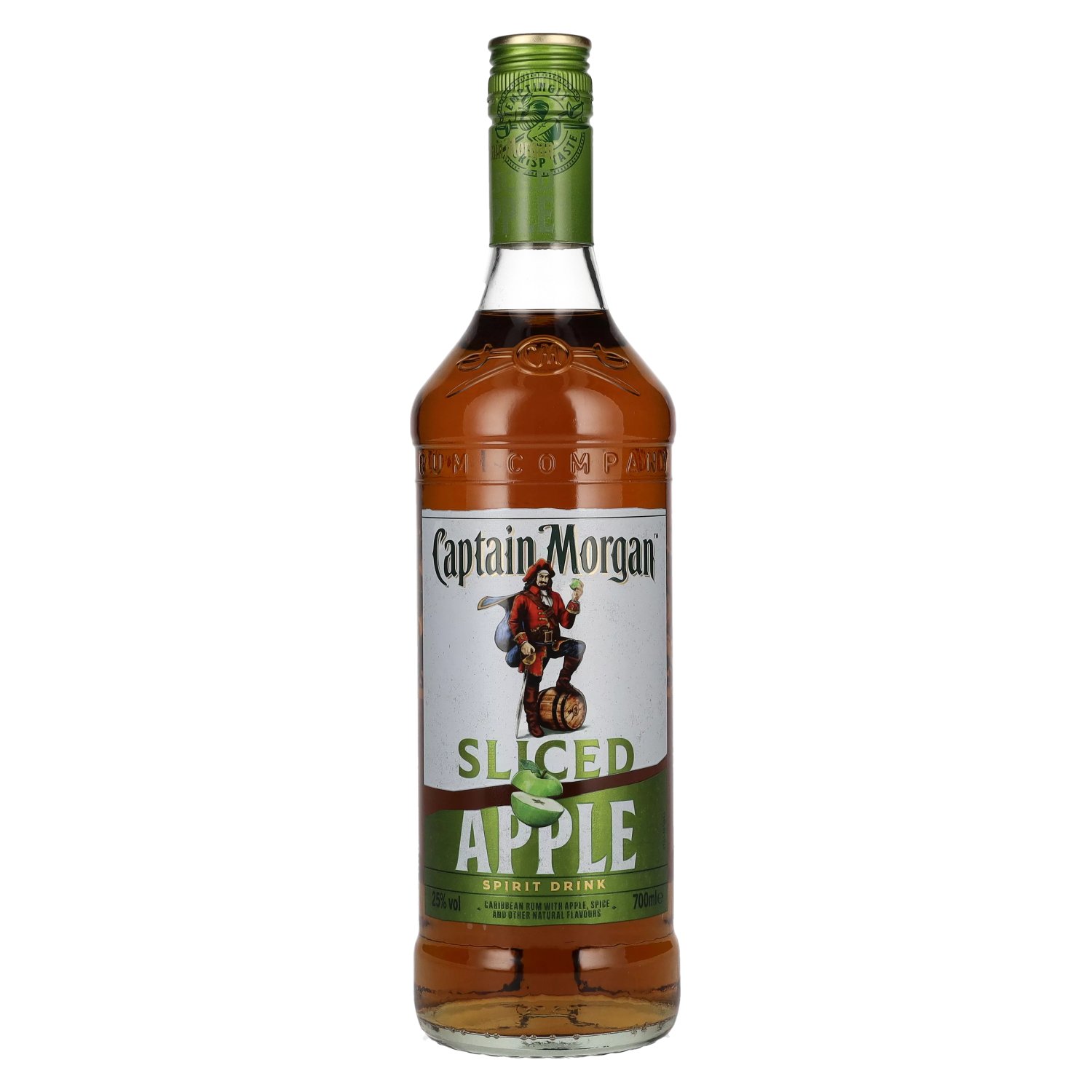 Captain SLICED APPLE Spirit Drink 25 Vol. 0,7l