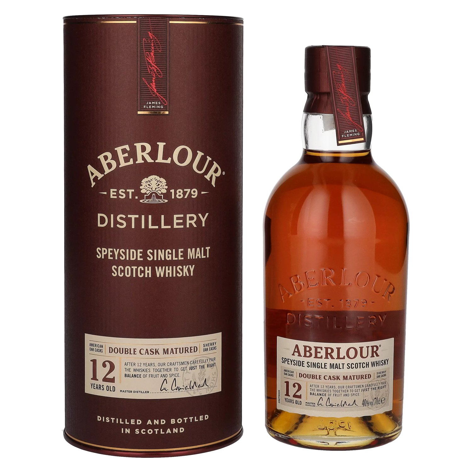 0,7l in Old DOUBLE Years Aberlour CASK MATURED 40% Geschenkbox 12 Vol.