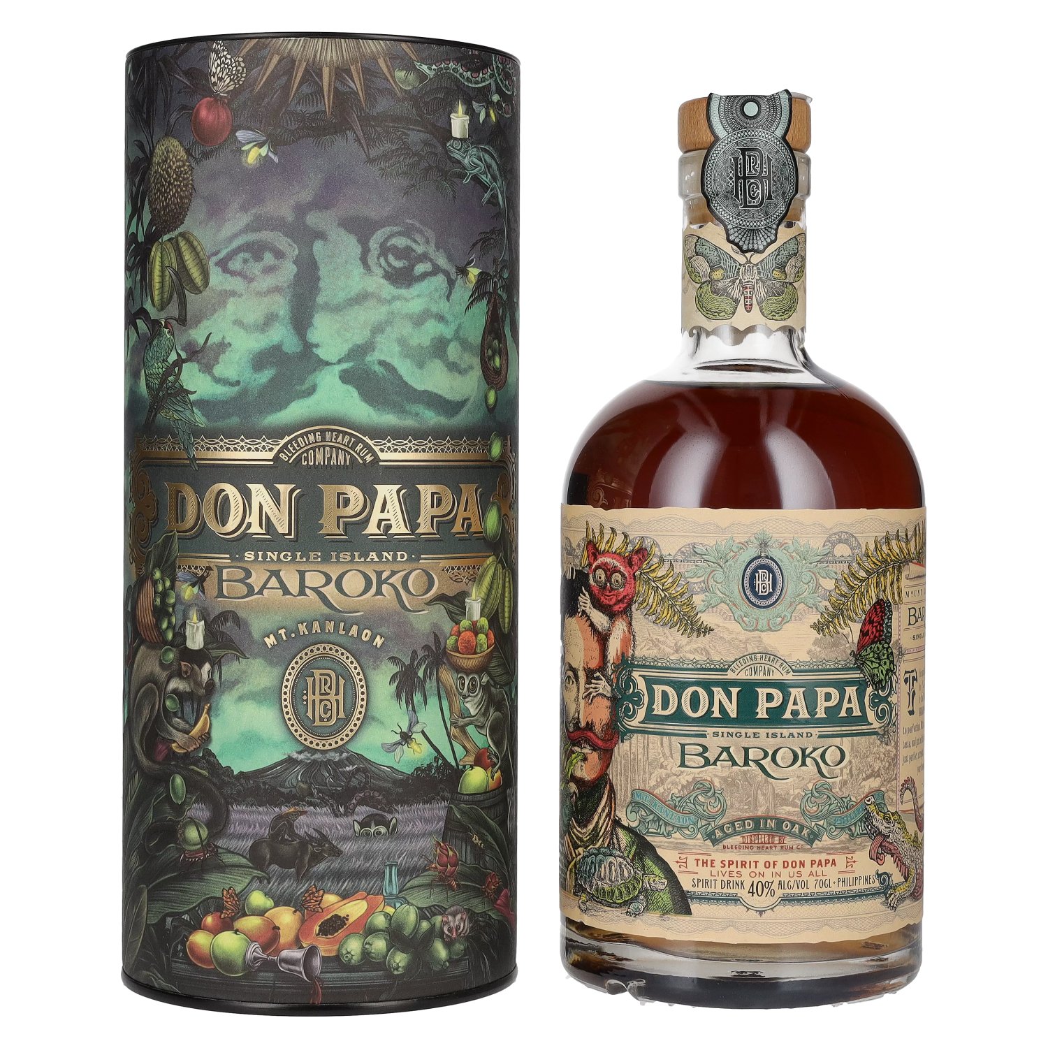 Don Papa BAROKO Limited Edition Harvest Canister 40% Vol. 0,7l in Giftbox | Weitere Spirituosen