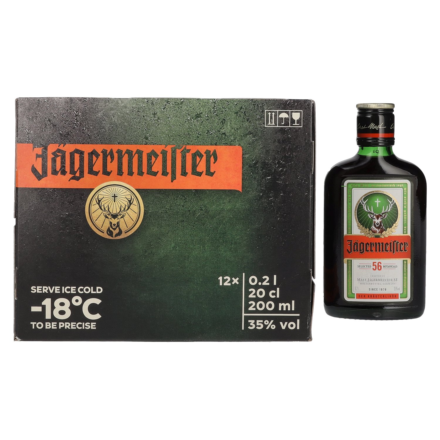 Jägermeister avec coffret 0,7L (35% Vol.)