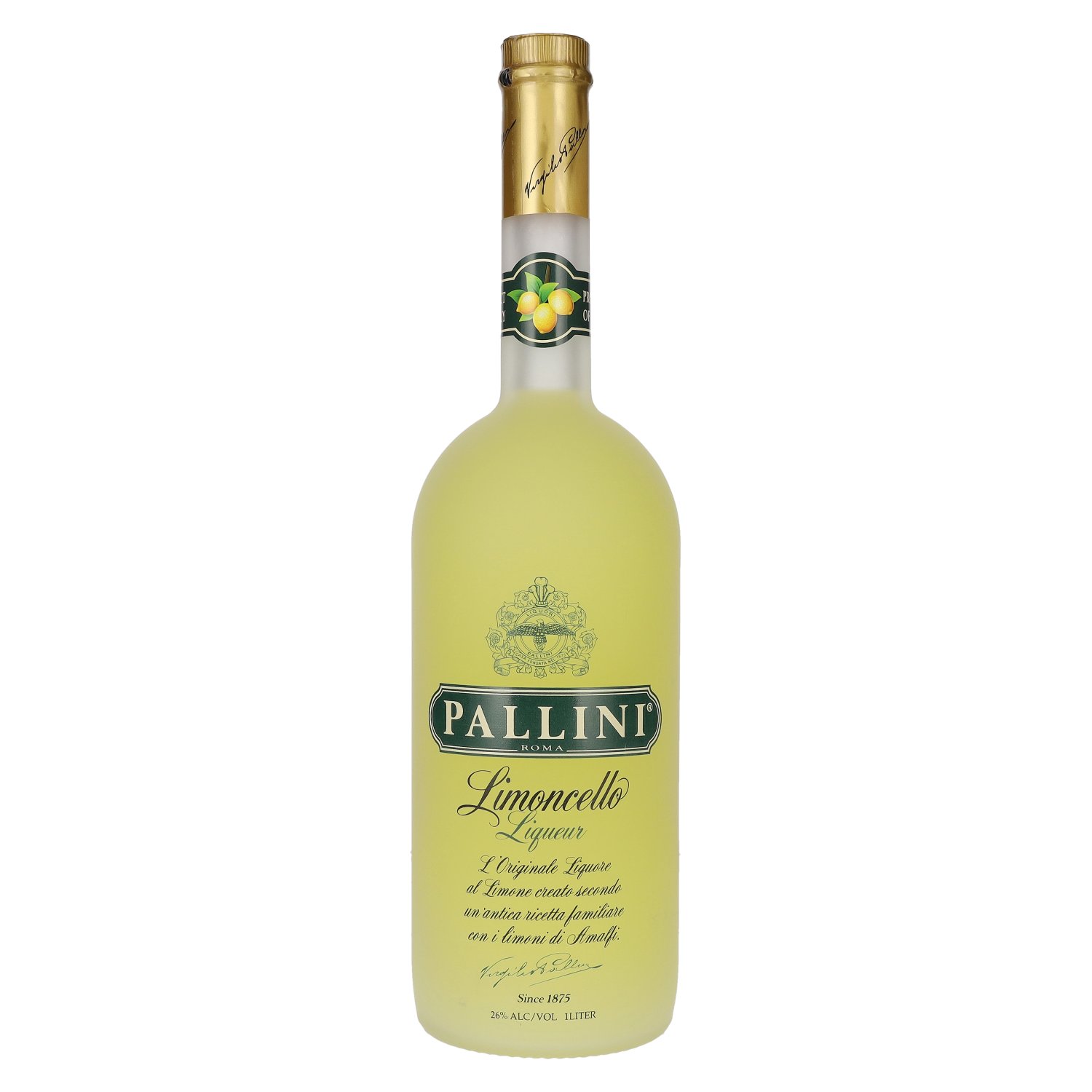 Pallini Limoncello Liqueur 26% Vol. 1l - delicando