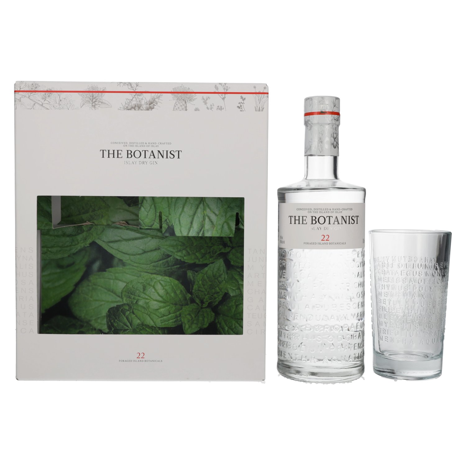 The Botanist Islay Dry Gin 46% Vol. 0,7l in Giftbox with Ritzenhof glass