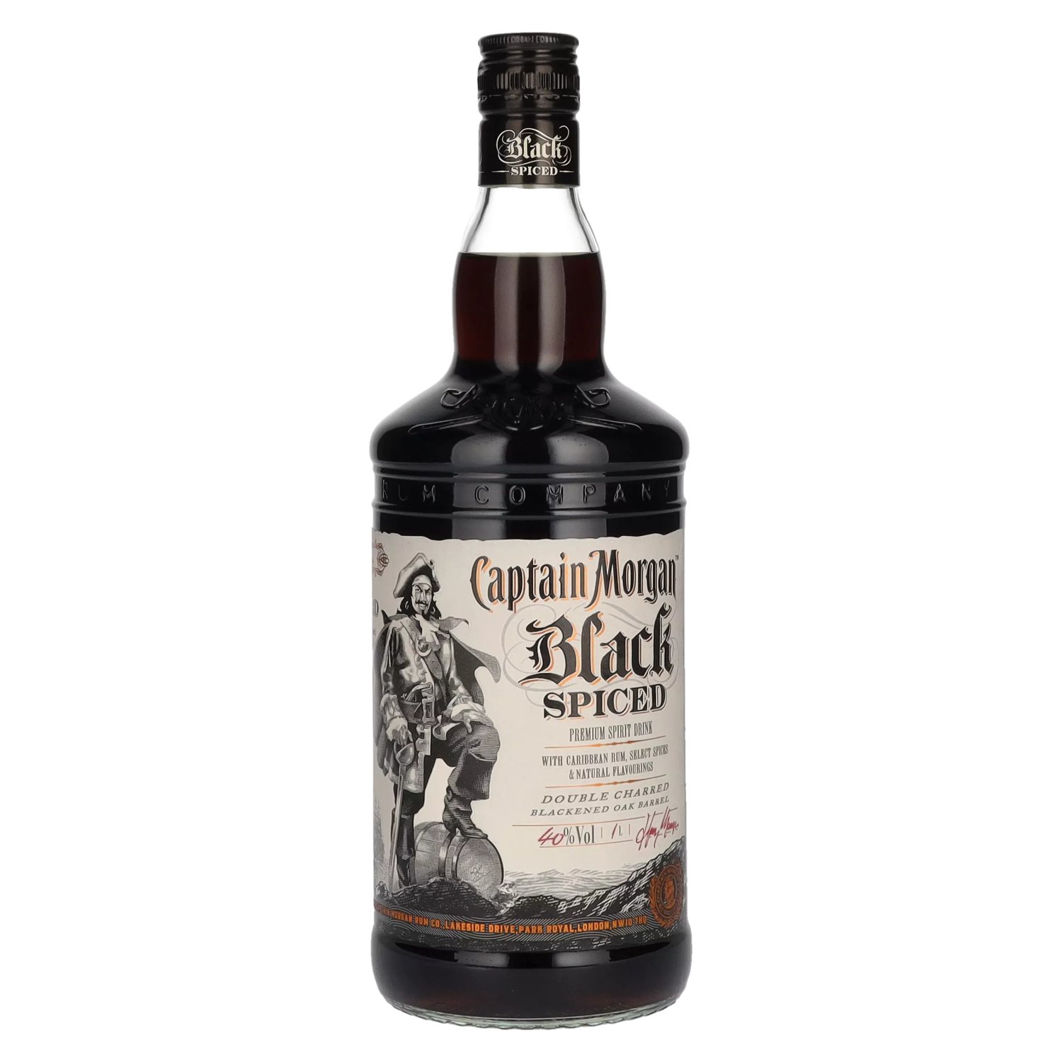 Captain Morgan Black Spirit 1l Premium Vol. 40% Spiced Drink