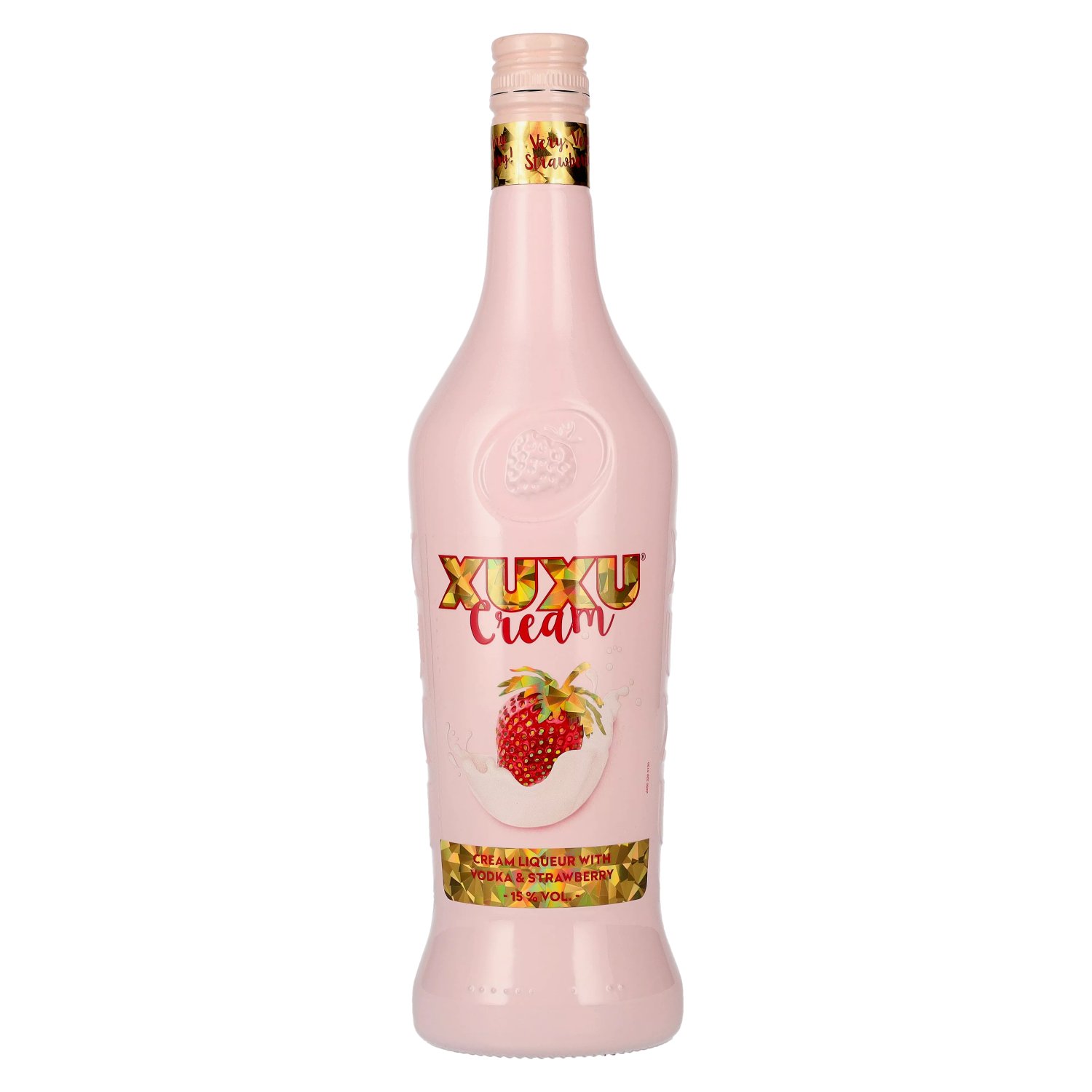 XUXU Cream Liqueur with Vodka & Strawberry 15% Vol. 0,7l