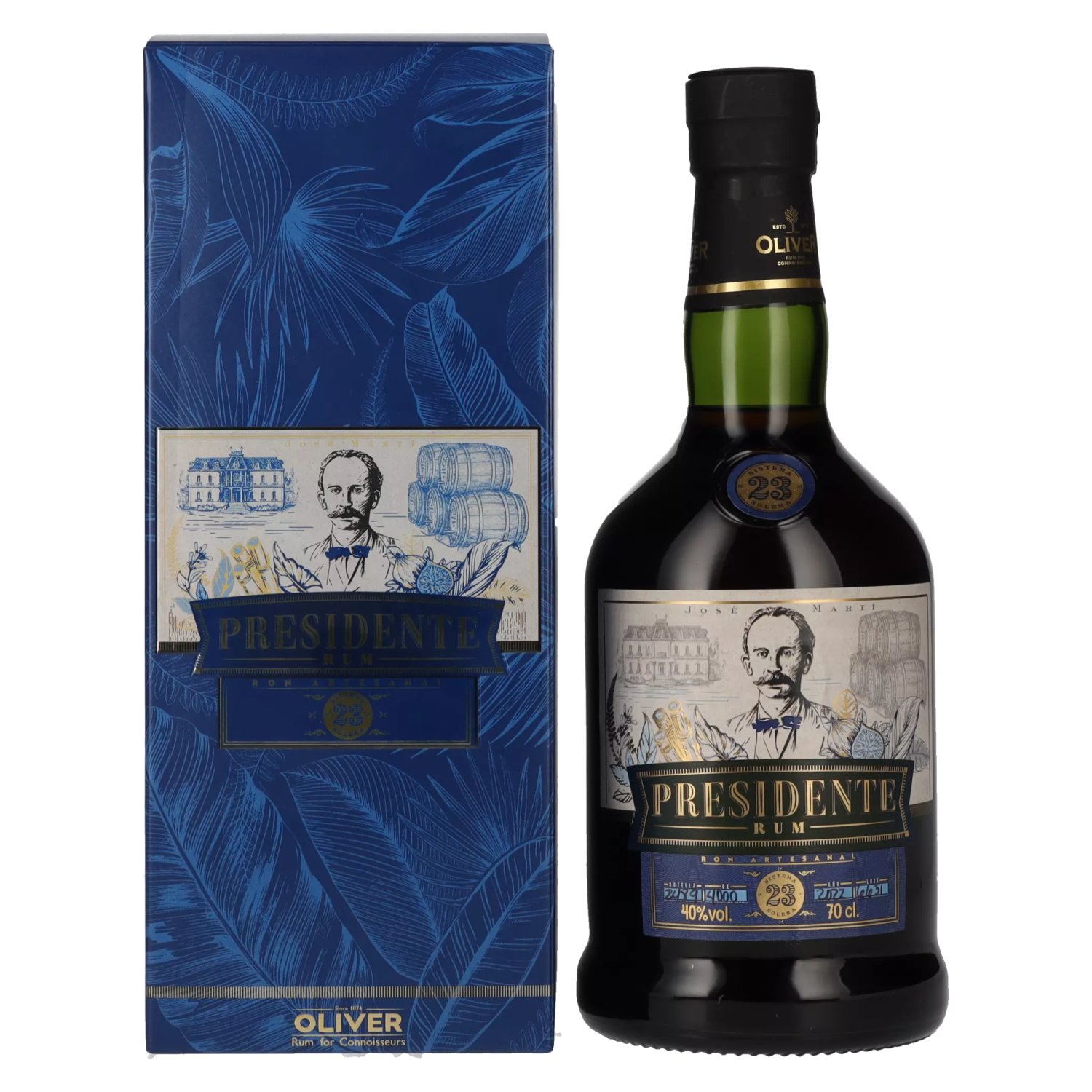 Marti Geschenkbox Vol. Sistema 0,7l 23 Solera 40% Presidente in