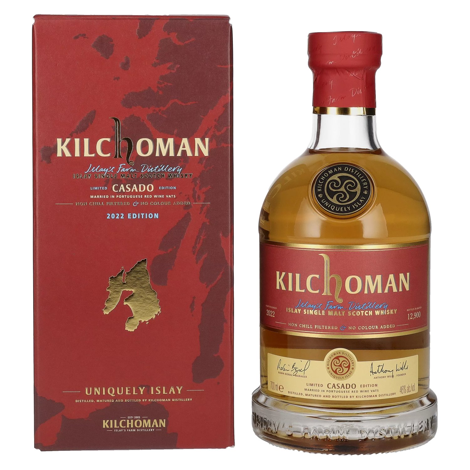Kilchoman CASADO Islay Single Malt Limited Vol. 46% Edition in Whisky Scotch 0,7l Geschenkbox