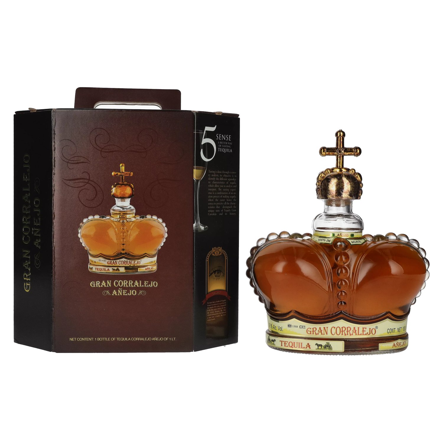 Gran Corralejo Agave de 38% AÑEJO Tequila in Vol. 100% 1l Giftbox