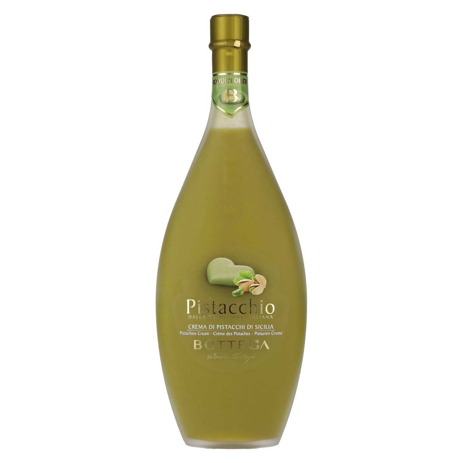 Bottega 17% di 0,5l PISTACCHIO Liqueur Cream Vol. Crema