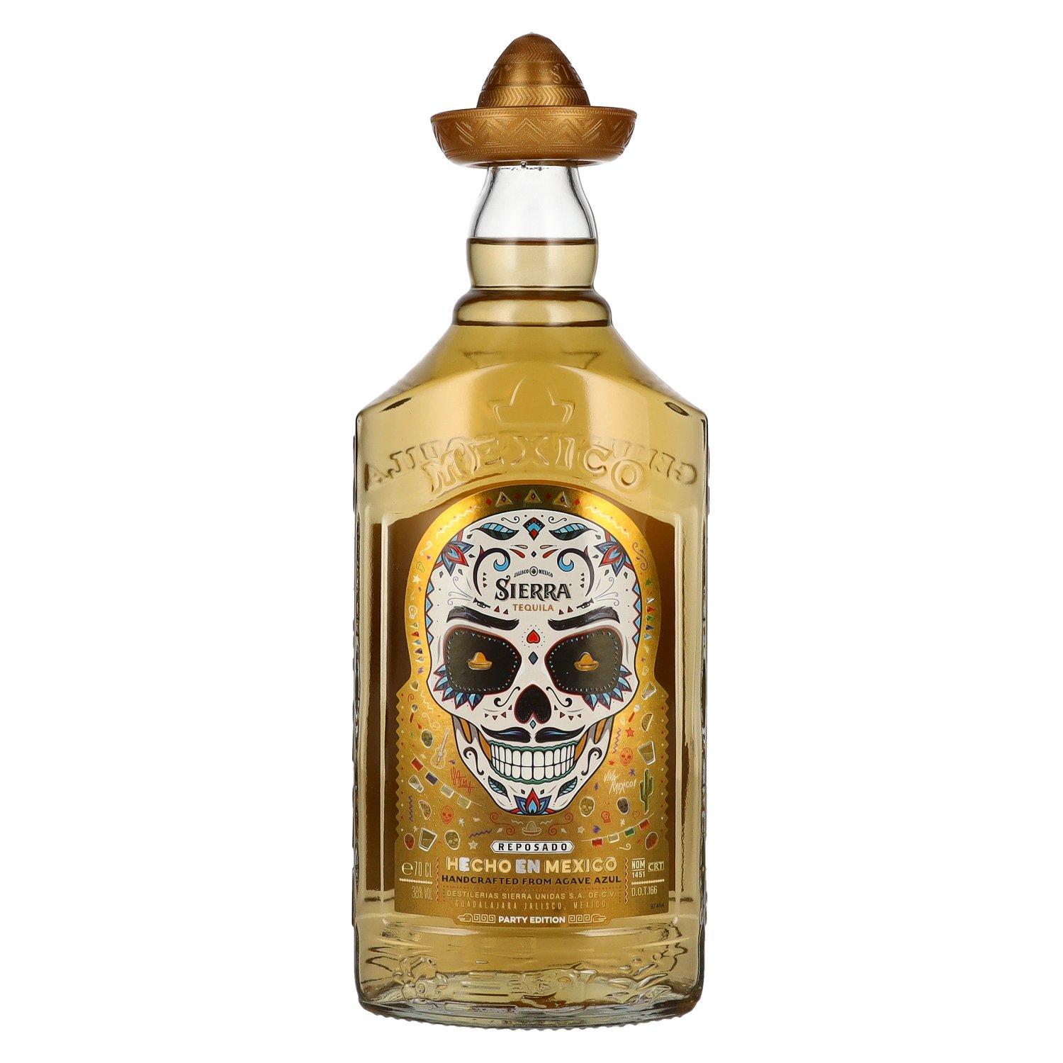 Día Sierra Edition los Muertos Party 38% 0,7l Tequila de Vol. Reposado