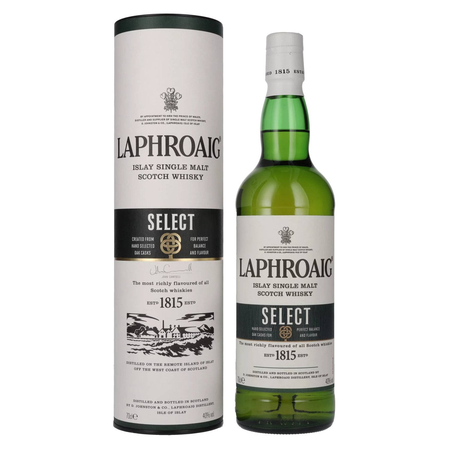 Laphroaig SELECT Islay Single Malt Scotch Whisky 40% Vol. 0,7l in  Geschenkbox