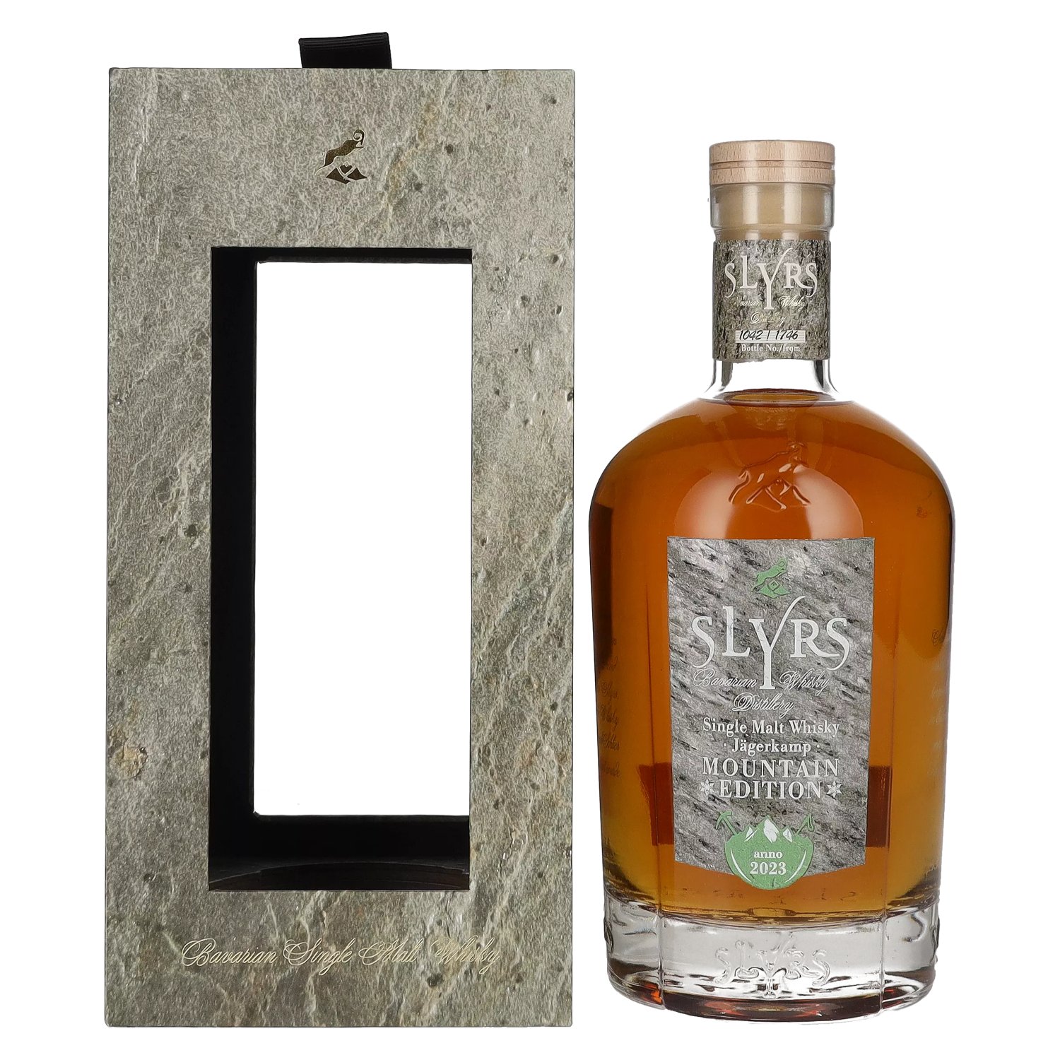 Slyrs Single Malt Whisky MOUNTAIN EDITION Jägerkamp 2023 50,4% Vol. 0,7l in  Geschenkbox
