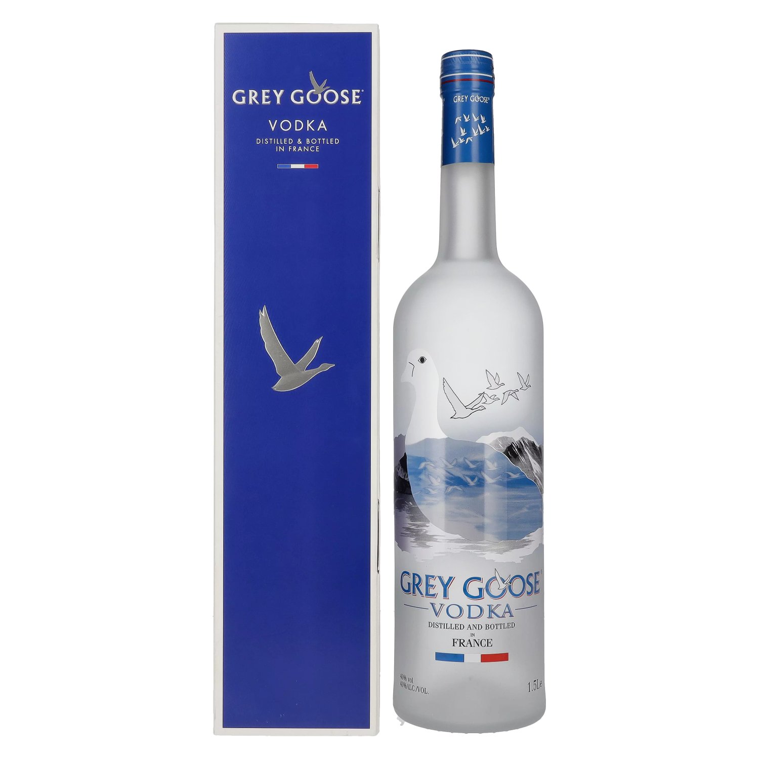 in Goose 40% - 1,5l Giftbox delicando Vol. Vodka Grey