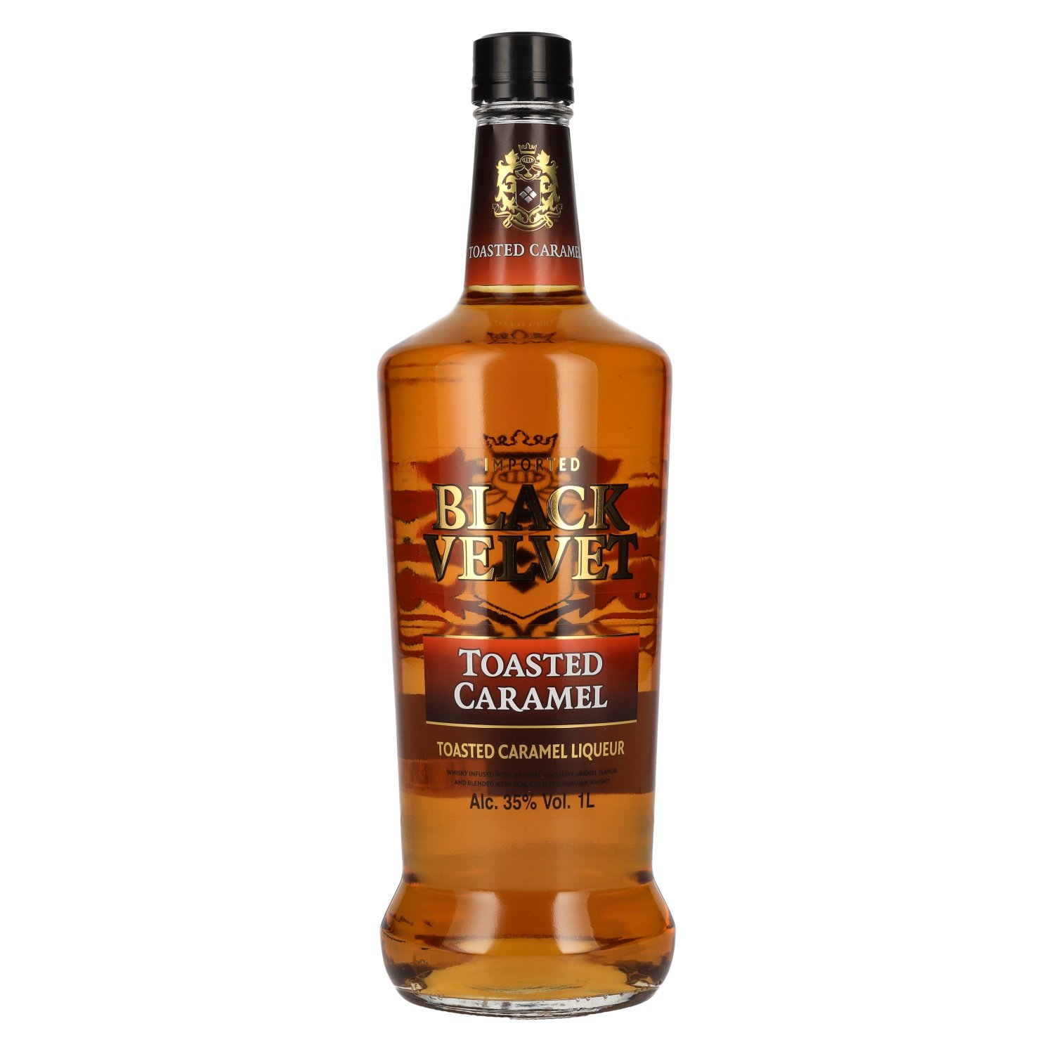 Black Velvet TOASTED CARAMEL Flavored Whisky 35 Vol. 1l