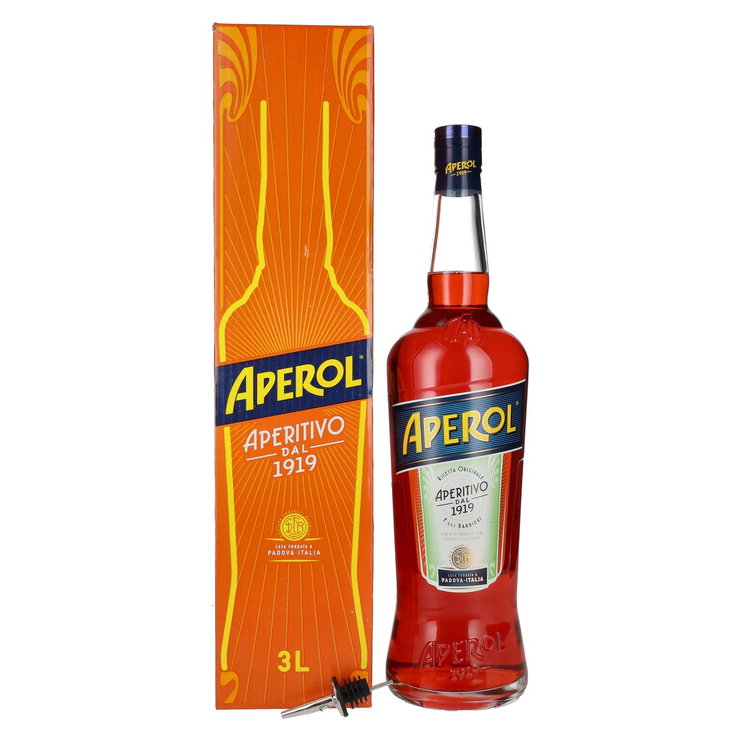 Aperol Aperitivo GB 11% Vol. 3l in Giftbox with bottle pourer