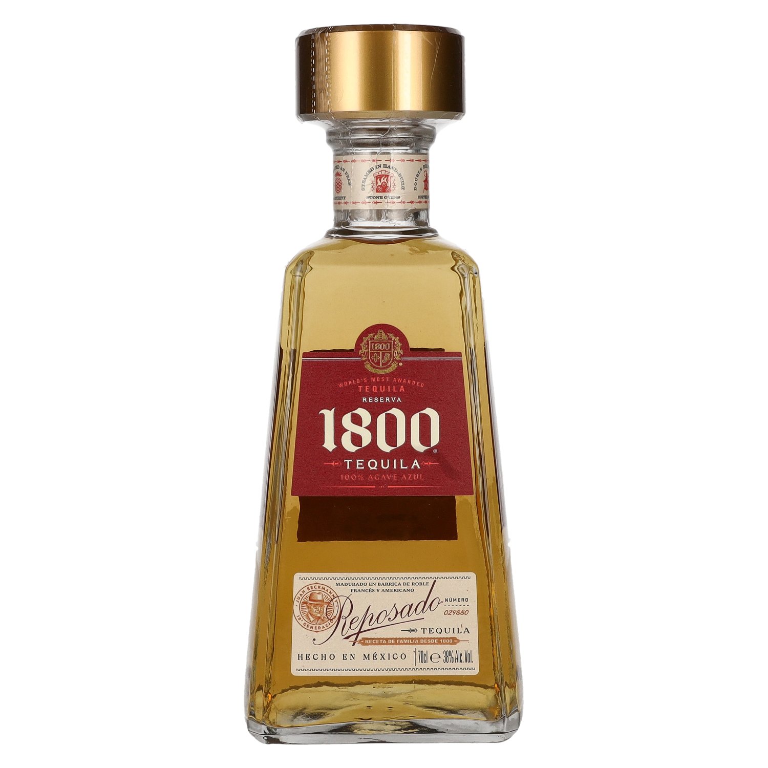 1800 Tequila Reserva REPOSADO 100% Agave 38% Vol. 0,7l