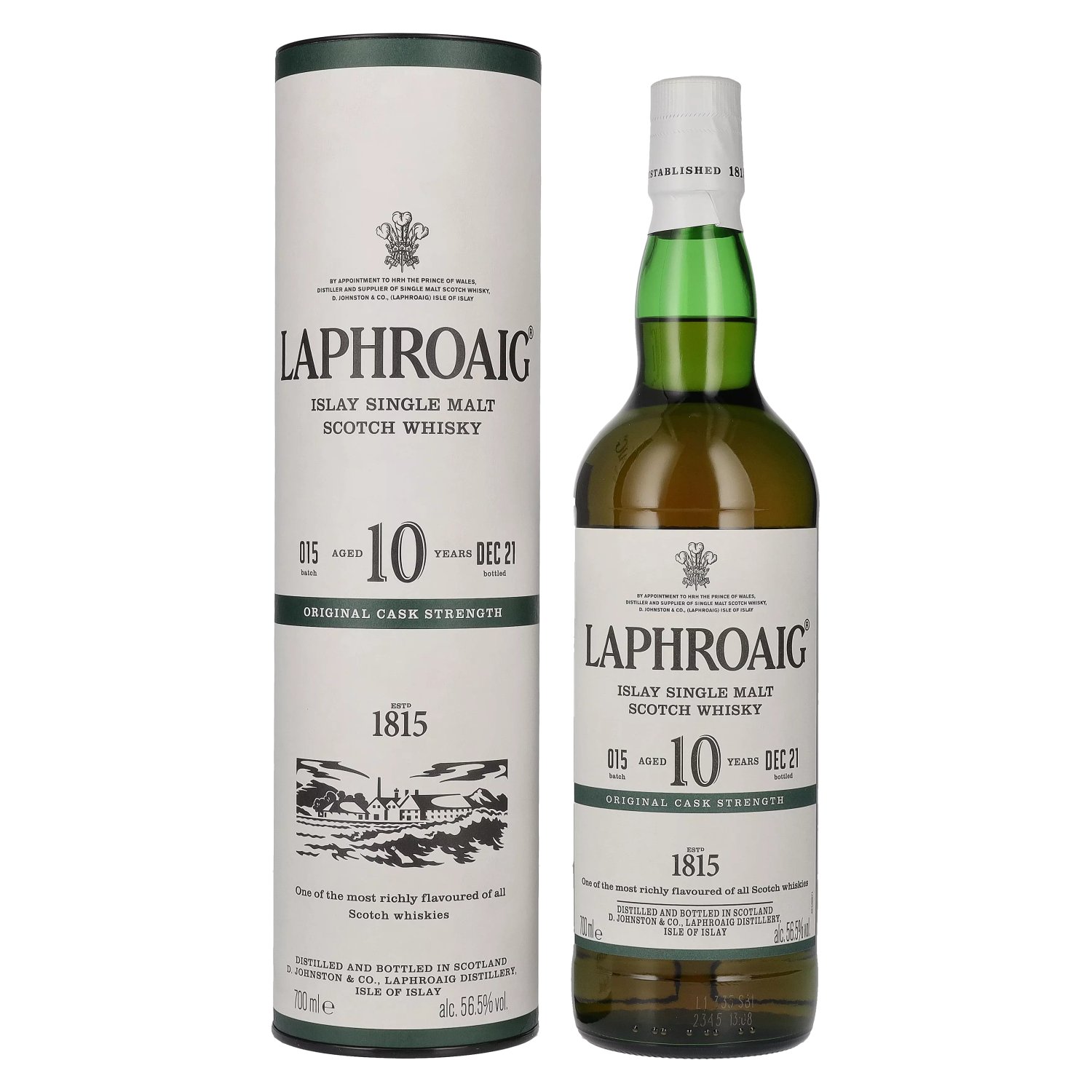 Laphroaig 10 Year Old Cask Strength Batch 15 – Skene Scotch Whisky