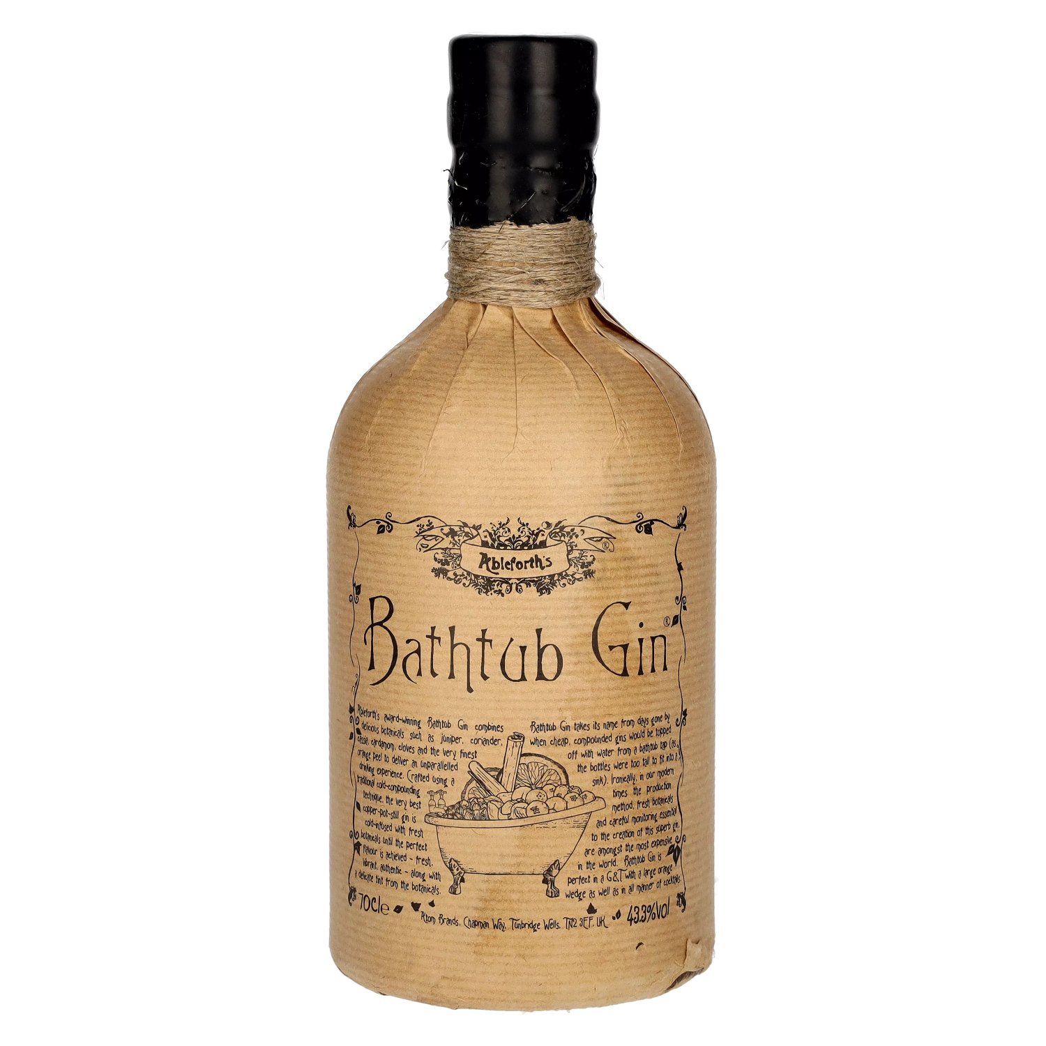 Gin 0,7l Vol. Bathtub - delicando Ableforth\'s 43,3%