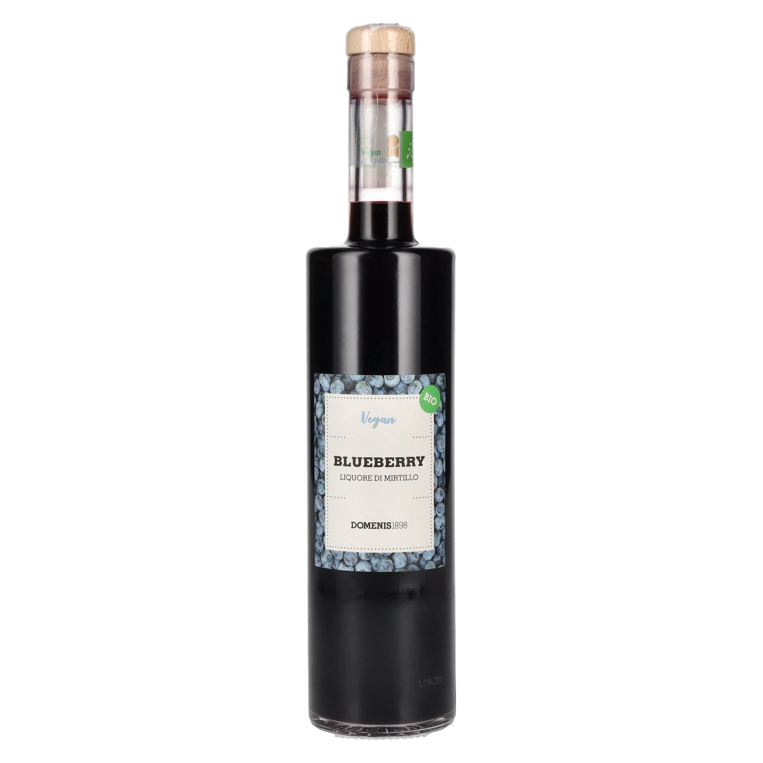 Domenis 1898 VEGAN BLUEBERRY liquore di mirtillo BIO 20% Vol. 0,5l