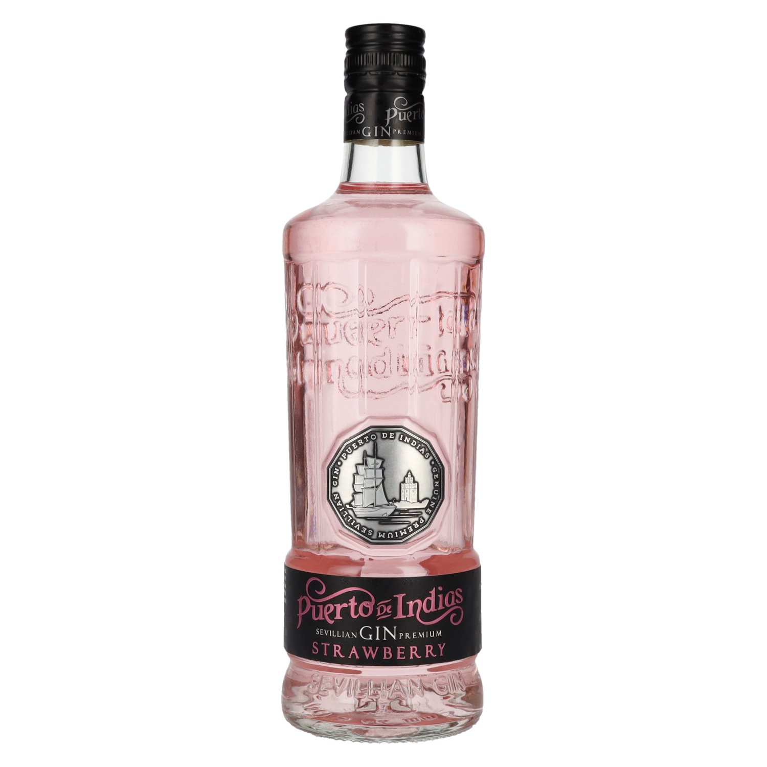 0,7l Puerto de Vol. STRAWBERRY Indias Gin Premium 37,5%