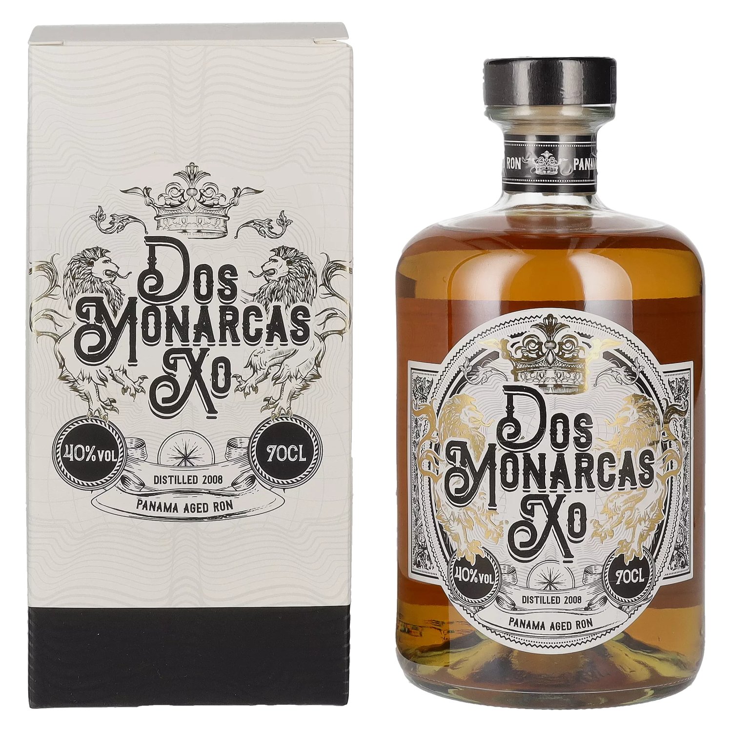 Dos Monarcas XO Panama Aged Ron 40% Vol. 0,7l in Geschenkbox