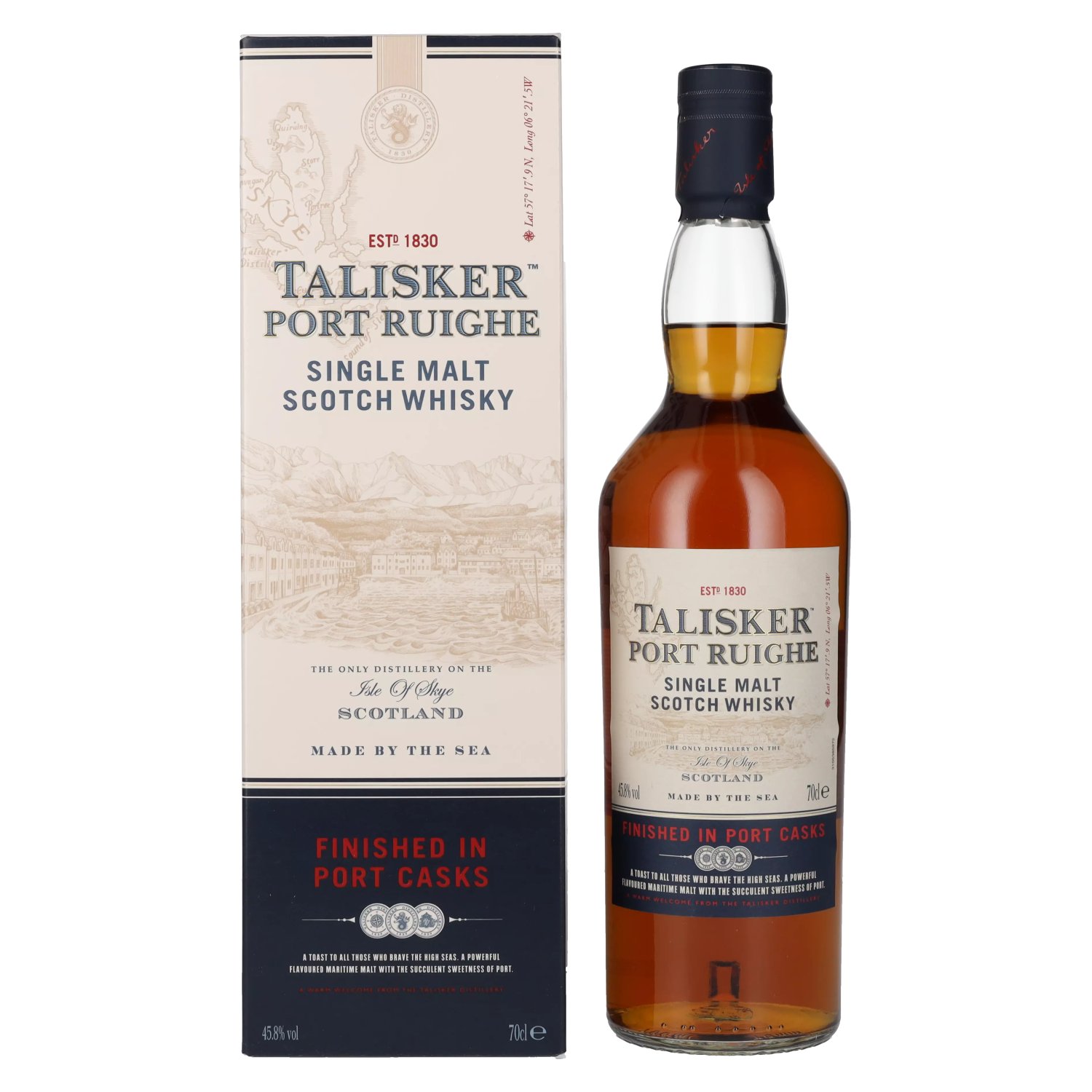 Talisker PORT RUIGHE Single Malt Scotch Whisky 45,8% Vol. 0,7l in  Geschenkbox