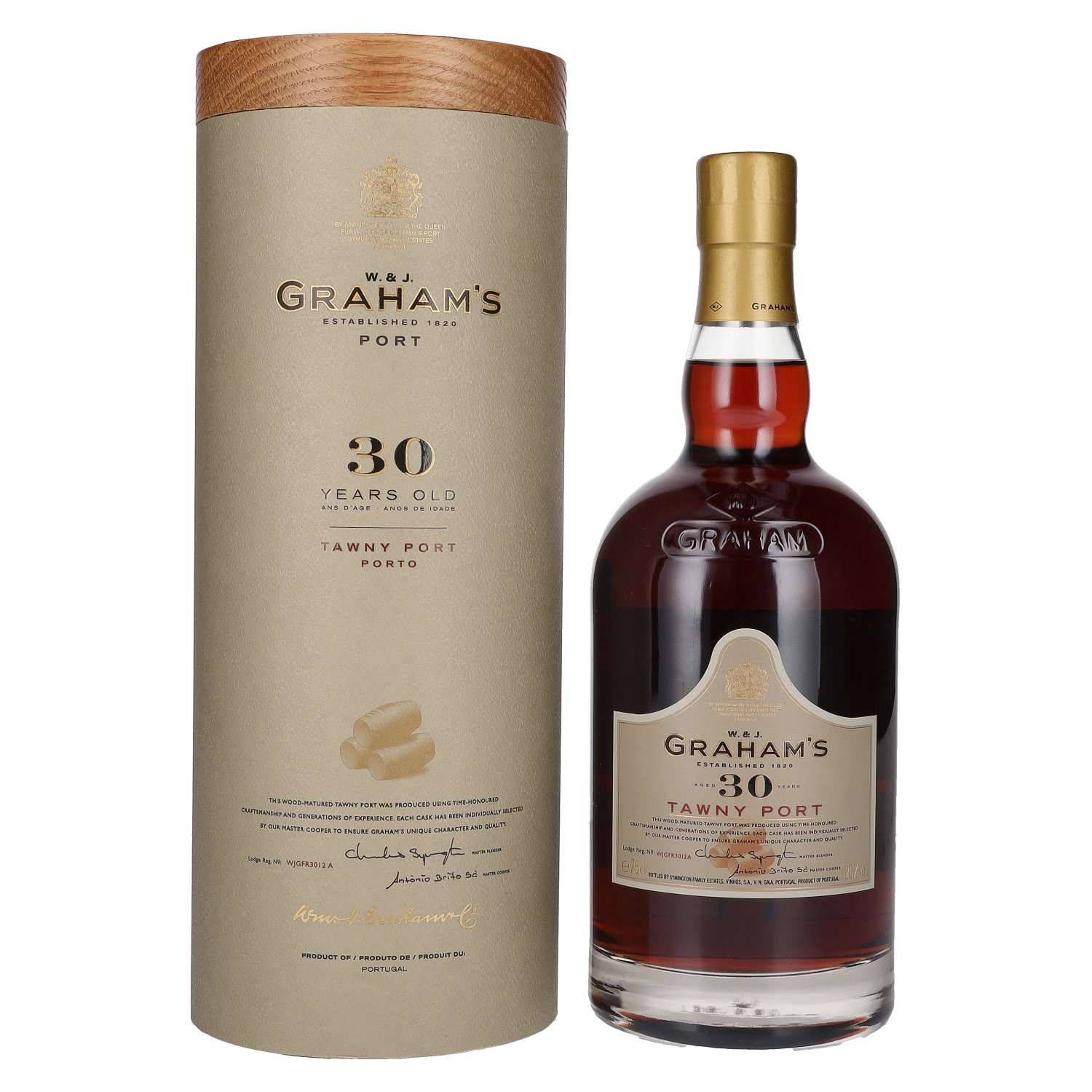 W. & J. Graham\'s Tawny Port 30 Years Old 20% Vol. 0,75l in Giftbox