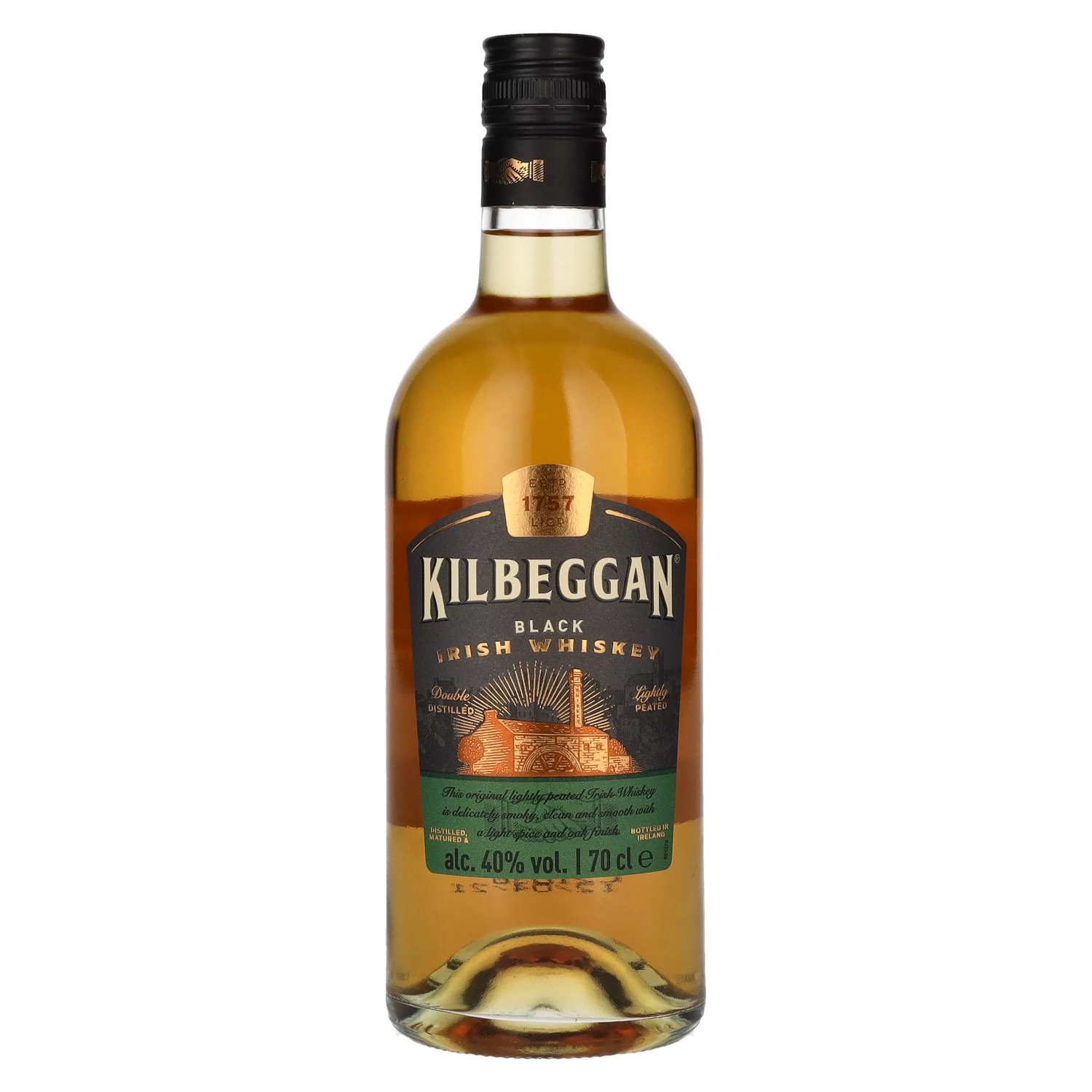 Vol. Irish 40% Whiskey Kilbeggan - 0,7l Black delicando