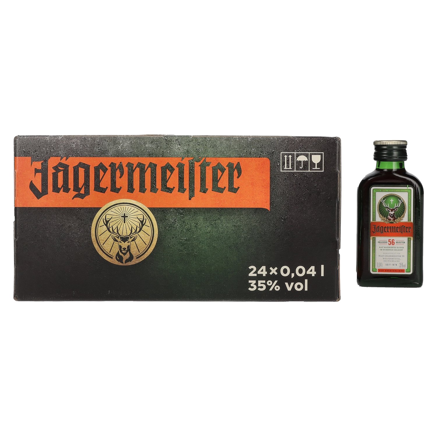 Jägermeister avec coffret 0,7L (35% Vol.)