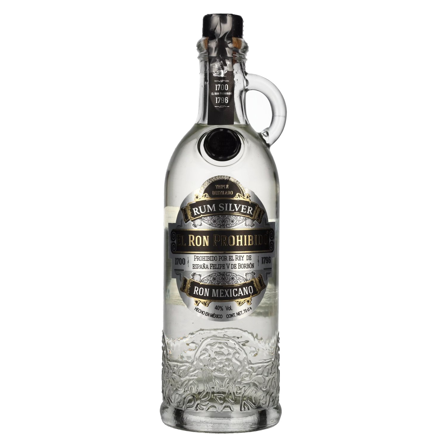 El Ron Prohibido Rum SILVER 0,7l Mexicano Vol. Ron 40