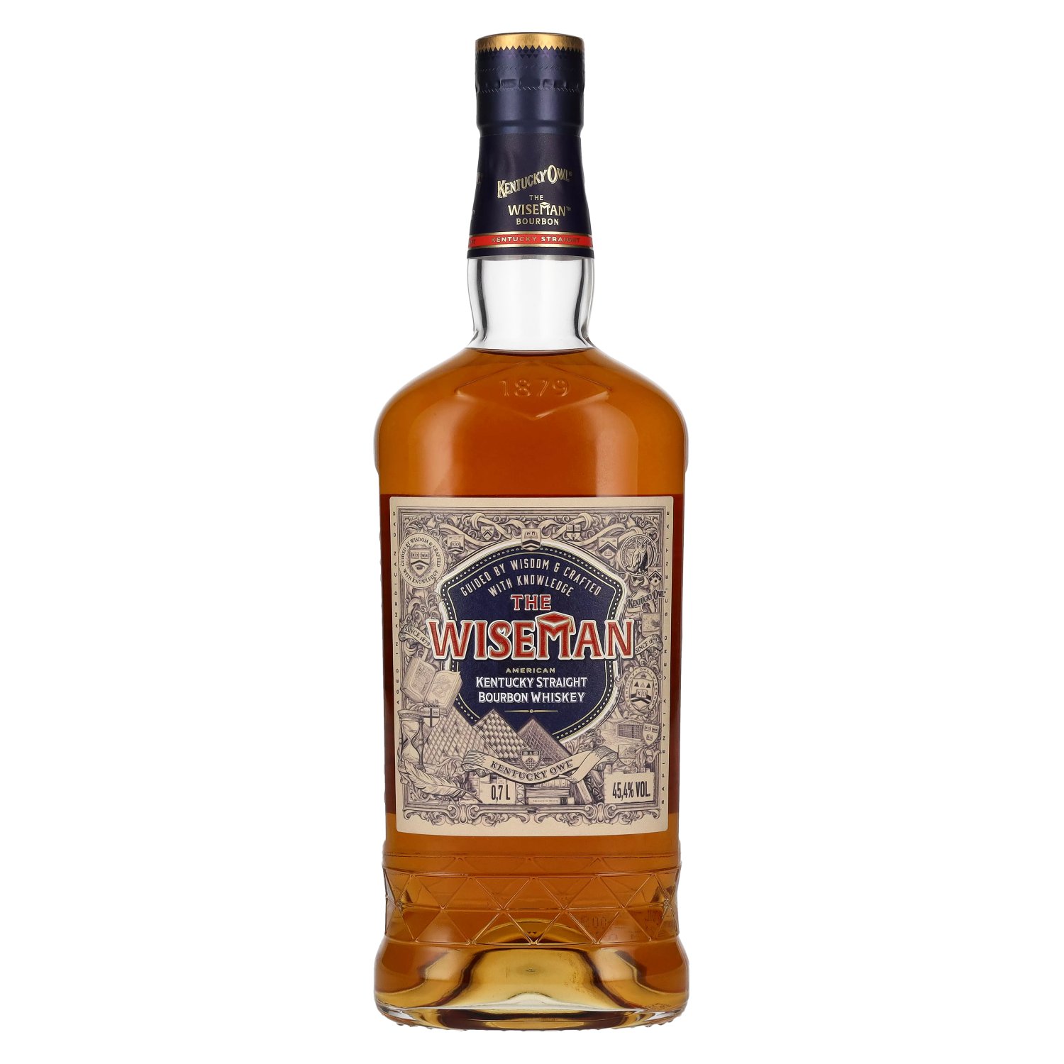 Straight 0,7l Whiskey Kentucky Kentucky Owl WISEMAN Bourbon 45,4% Vol. The