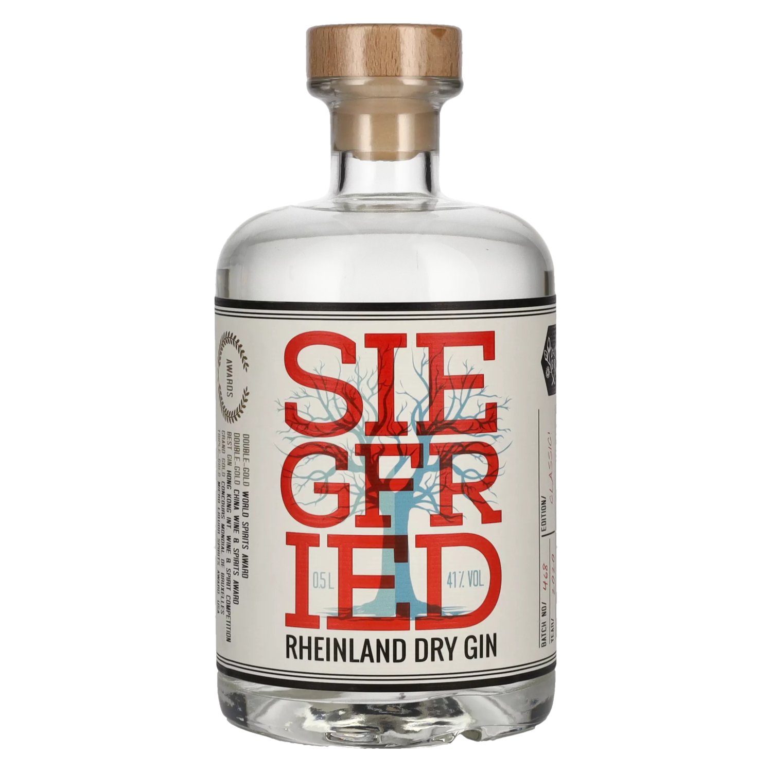 Siegfried Rheinland Dry 41% delicando Gin 0,5l Vol. 