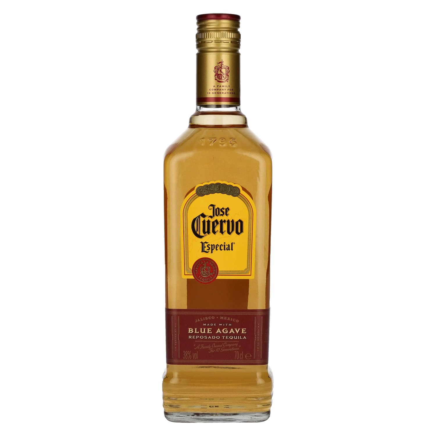 0,7l Especial Cuervo Tequila Vol. Reposado 38% José