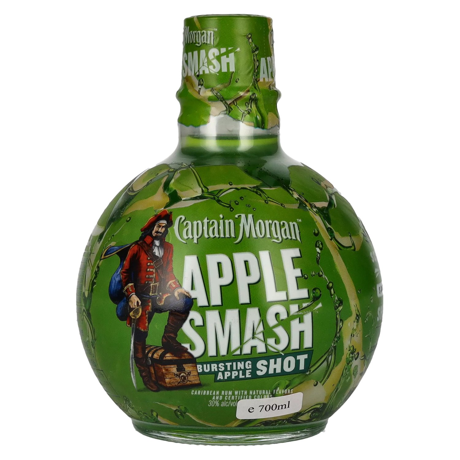 Captain APPLE SMASH Bursting Apple Shot 30 Vol. 0,7l